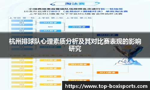 杭州排球队心理素质分析及其对比赛表现的影响研究